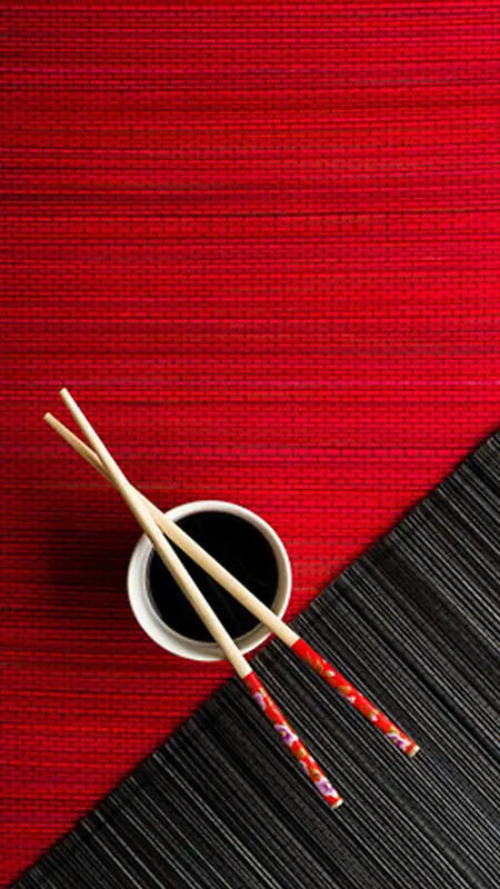 碗筷背景图