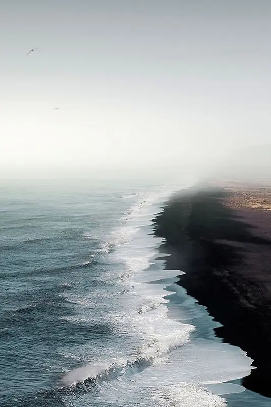 海浪梦幻背景图