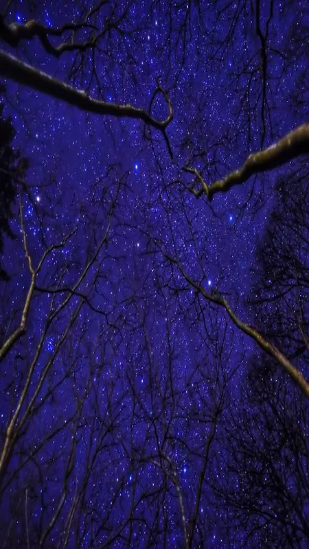 星空特效摄影H5背景素材