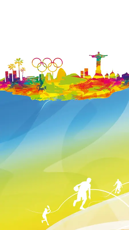 夏季里约奥运会背景素材