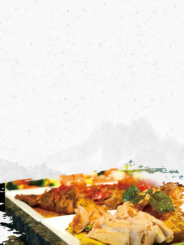 美味海报自助餐海报设计