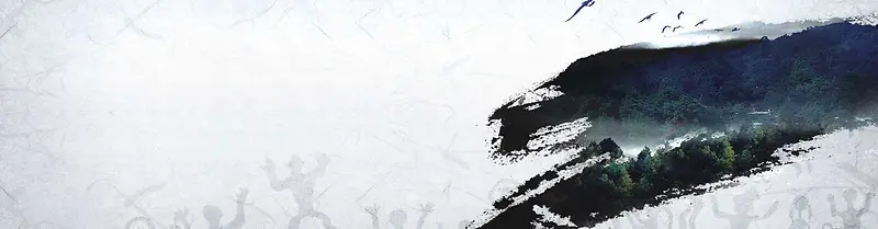 中国风背景促销banner