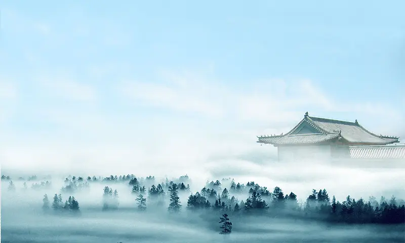 中国风传统建筑背景素材