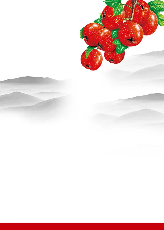 消时乐山楂汁美食海报背景素材