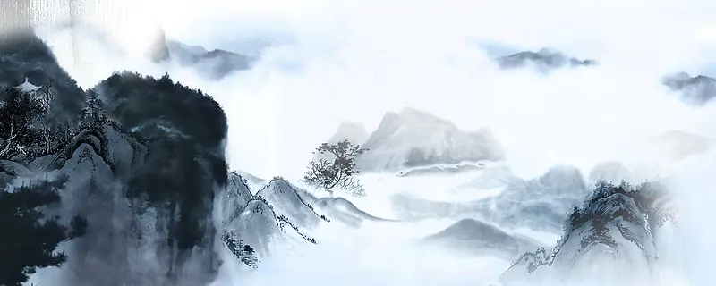 山水中国风背景