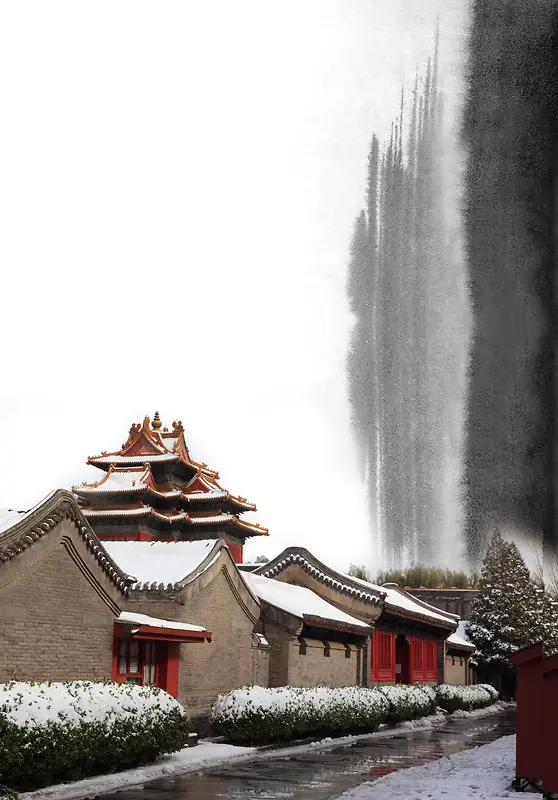 中国古代建筑背景