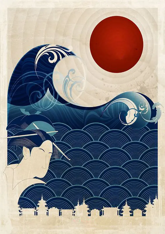 大海的神仙海报设计