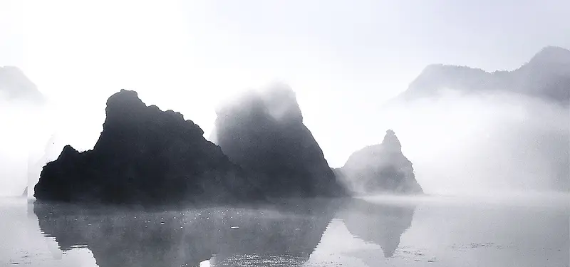 中国风水墨风格背景