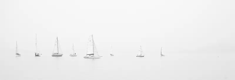 海洋上的帆船背景
