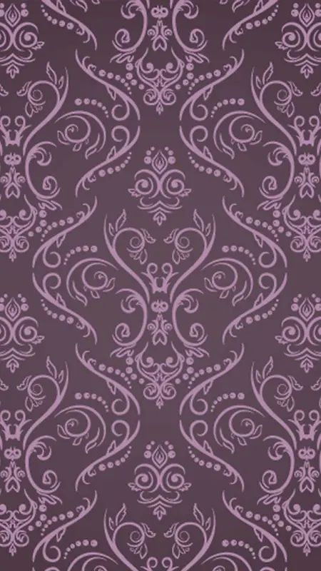 复古花纹条纹紫色背景H5背景