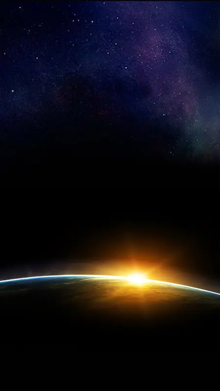 宇宙星空PSD分层H5背景素材