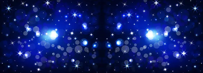 璀璨星光光点背景banner