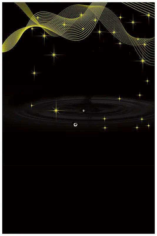 黑色星光海报背景