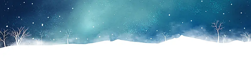 清新星空背景banner