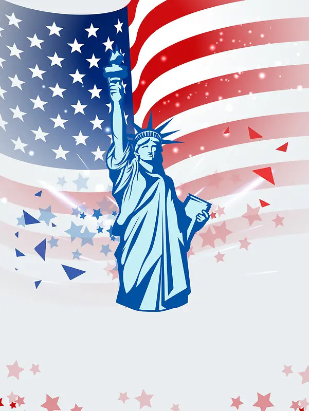 创意美国独立日海报