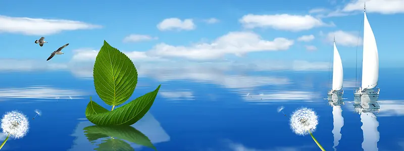 唯美风景海报