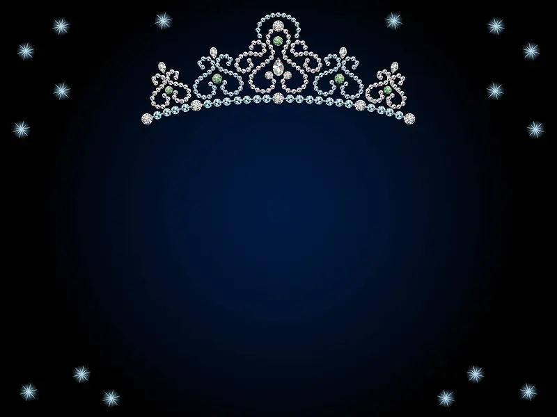 矢量女神公主女皇皇冠背景素材