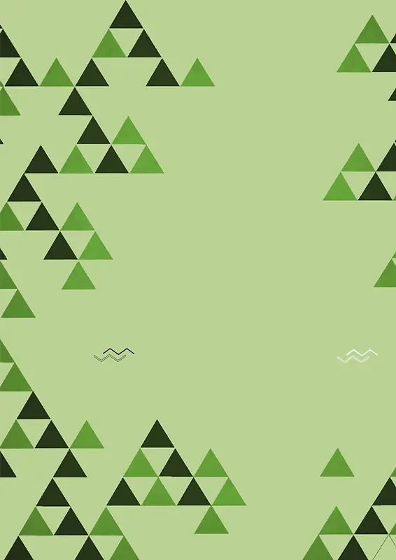 抽象森林几何三角形户外环保海报背景素材