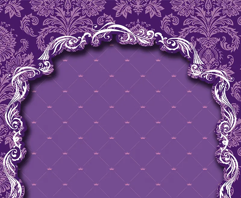 紫色暗纹边框背景