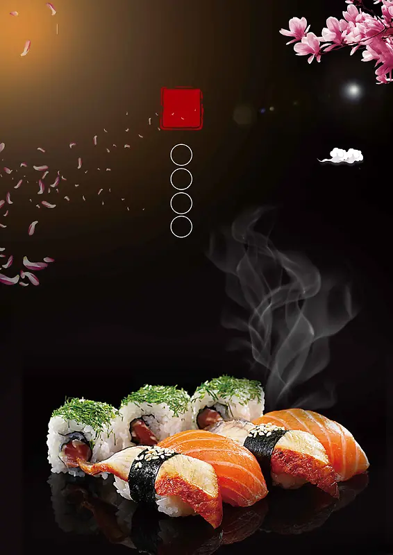 日本寿司背景素材
