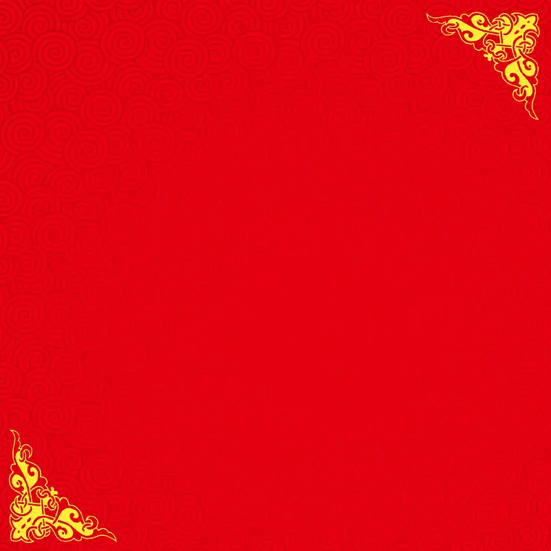 花纹红色春节节日背景