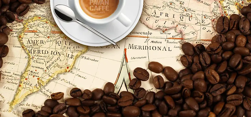 非洲咖啡背景
