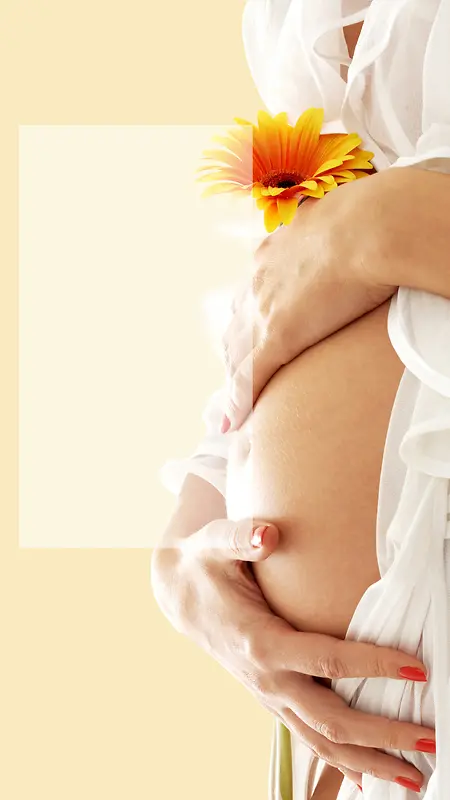 孕妇海报广告背景