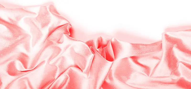 粉色高档丝绸面料素材