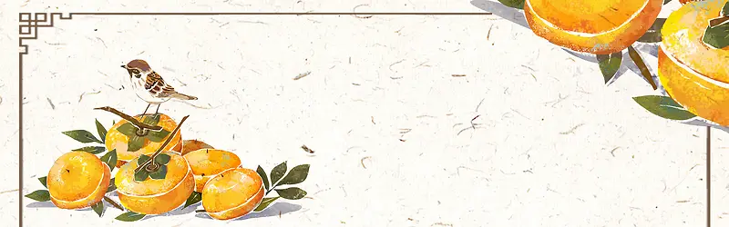 秋天黄色纹理banner海报背景