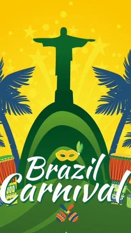 巴西元素背景图案