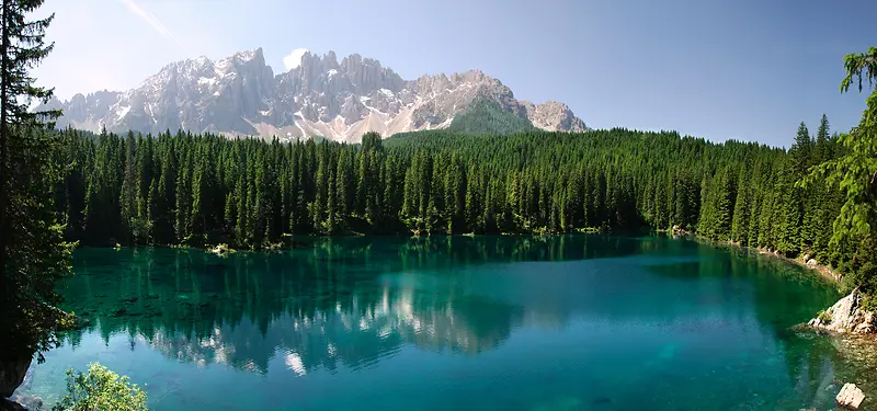 湖景山水风光