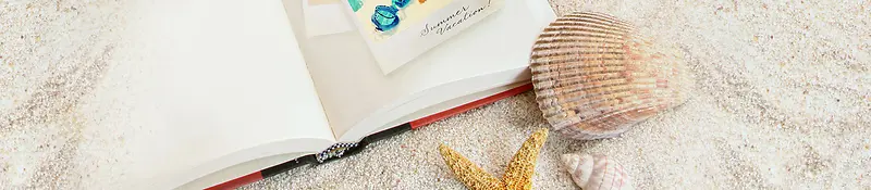 摄影风景沙滩背景海报banner