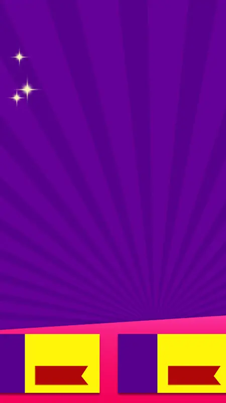 紫色几何形状促销H5背景
