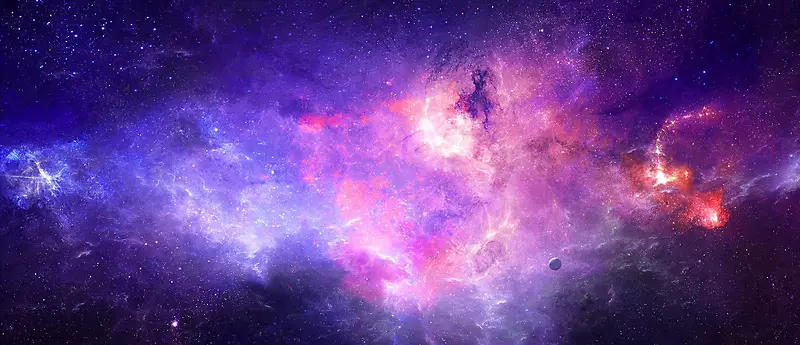 紫色太空背景图片素材