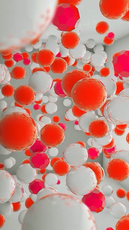 红白细胞H5素材背景