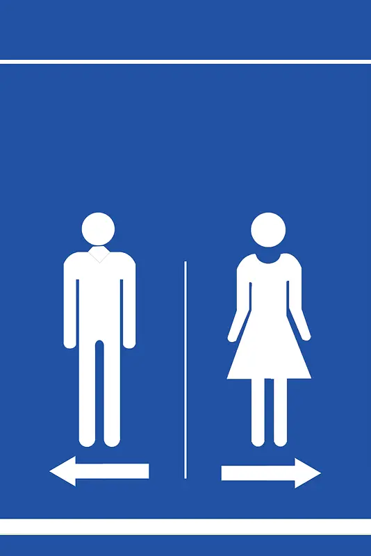 学校厕所指示牌背景素材