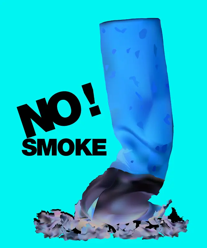 矢量禁烟禁止吸烟背景
