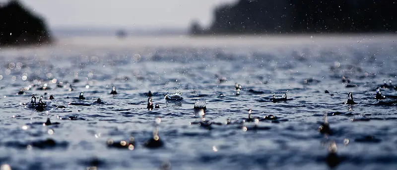 水滴雨滴海报素材