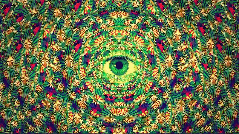 创意艺术眼睛背景