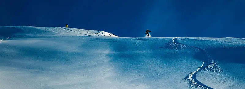 滑雪背景图