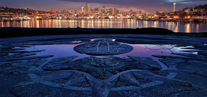 夜晚摄影图