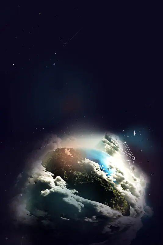 简约大气国际气象日海报