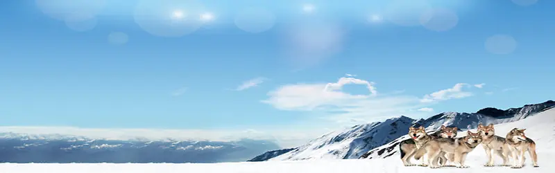 雪山风景banner