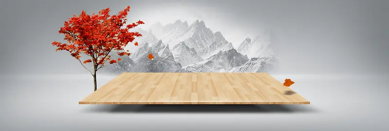 一叶知秋意境背景