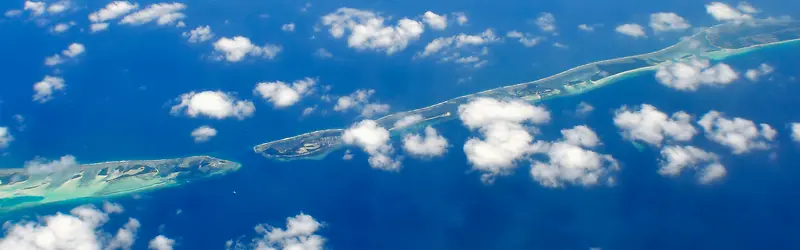 航拍岛屿背景图