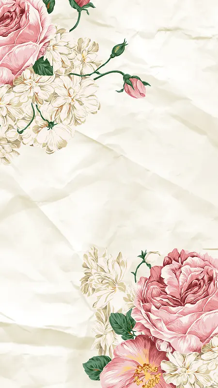 牡丹花朵纹理背景图