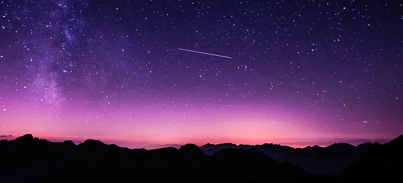划过流星背景