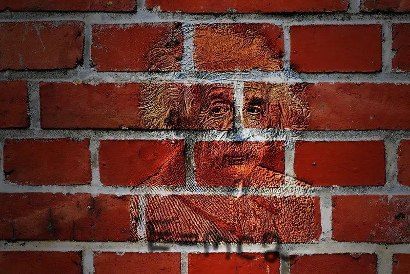 墙-阿尔伯特-·-爱因斯坦海报背景素材