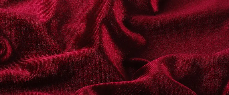 红色棉布背景