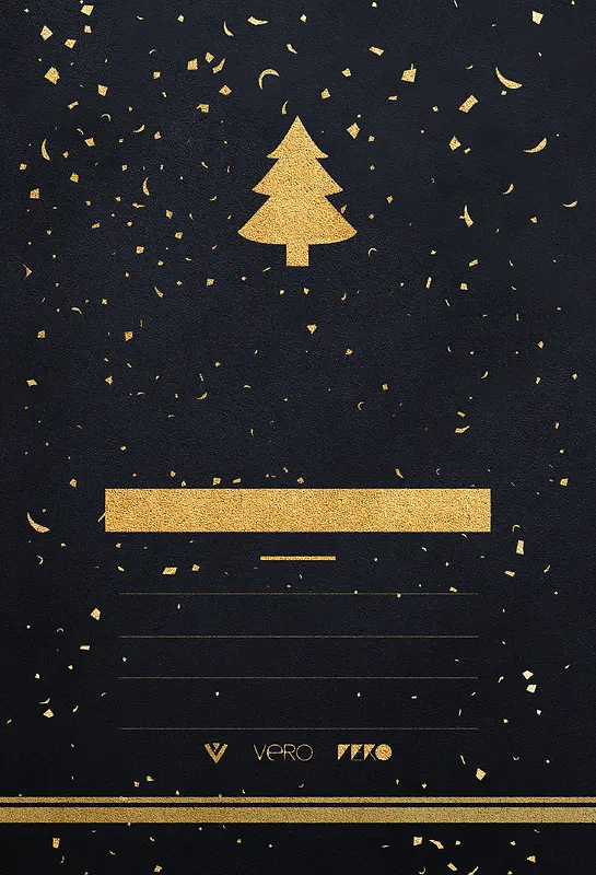 圣诞节圣诞金色设计背景